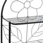 Toilet Rack Black 60x33x174 cm