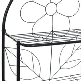 Toilet Rack Black 60x33x174 cm - 45-Degree Angle