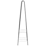 Clothes Rack 59x35x150 cm Black - Side View
