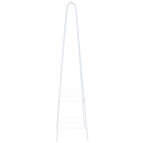 Clothes Rack 59x35x150 cm White - Side View