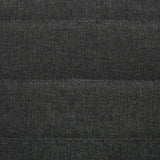 Dining Chairs 2 pcs Dark Grey Fabric
