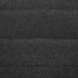 Dining Chairs 4 pcs Dark Grey Fabric