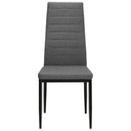 Dining Chairs 2 pcs Light Grey Fabric