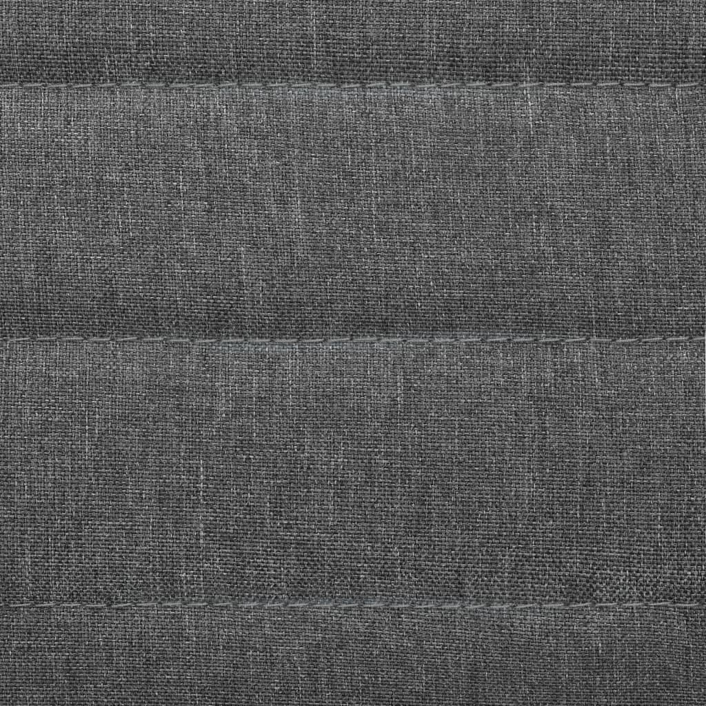 Dining Chairs 4 pcs Light Grey Fabric