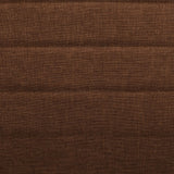 Dining Chairs 2 pcs Brown Fabric - Close-Up Angle