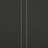 Cantilever Dining Chairs 4 pcs Grey Faux Leather - Close-Up Angle