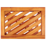 Side Table Solid Acacia Wood 45x33x45 cm