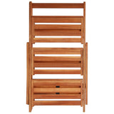 3-Tier Plant Stand 50x63x80 cm Solid Acacia Wood