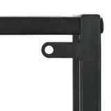 Bookcase Solid Firwood and Steel 40.5x32.5x180 cm - Low Angle