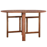 Garden Table 120x70x74 cm Solid Acacia Wood - Side View