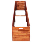 Garden Raised Bed Acacia Wood 200x50x50 cm