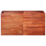 Garden Raised Bed Acacia Wood 100x50x50 cm - Side View