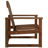 Garden Sofa Chairs 2 pcs Solid Acacia Wood