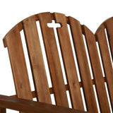 Garden Bench 110 cm Solid Acacia Wood - 45-Degree Angle