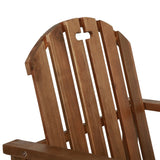 4 Piece Outdoor Lounge Set Solid Acacia Wood - Close-Up Angle