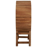 Wine Rack 13 Bottles Solid Acacia Wood - Side View