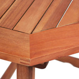 2 Piece Bistro Set Solid Acacia Wood - 45-Degree Angle