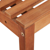 2 Piece Bistro Set Solid Acacia Wood - Close-Up Angle