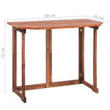 2 Piece Bistro Set Solid Acacia Wood - Extra Image