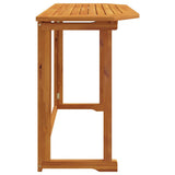 Bistro Table 90x50x75 cm Solid Acacia Wood