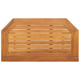 Bistro Table 90x50x75 cm Solid Acacia Wood