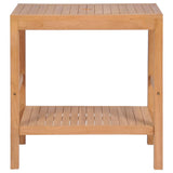 Bathroom Vanity Cabinet Solid Teak 74x45x75 cm - Low Angle