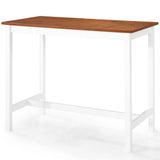 Bar Table and Stool Set 5 Pieces Solid Wood - 45-Degree Angle