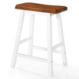 Bar Table and Stool Set 5 Pieces Solid Wood - Close-Up Angle