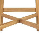 3 Piece Bar Set Solid Acacia Wood - Rear View