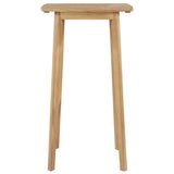 Bar Table 60x60x105 cm Solid Acacia Wood - Front View