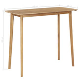 Bar Table 120x60x105 cm Solid Acacia Wood - Top-Down View