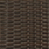 Stackable Outdoor Chairs 2 pcs Poly Rattan Brown