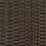 Stackable Outdoor Chairs 2 pcs Poly Rattan Brown - Extra Image