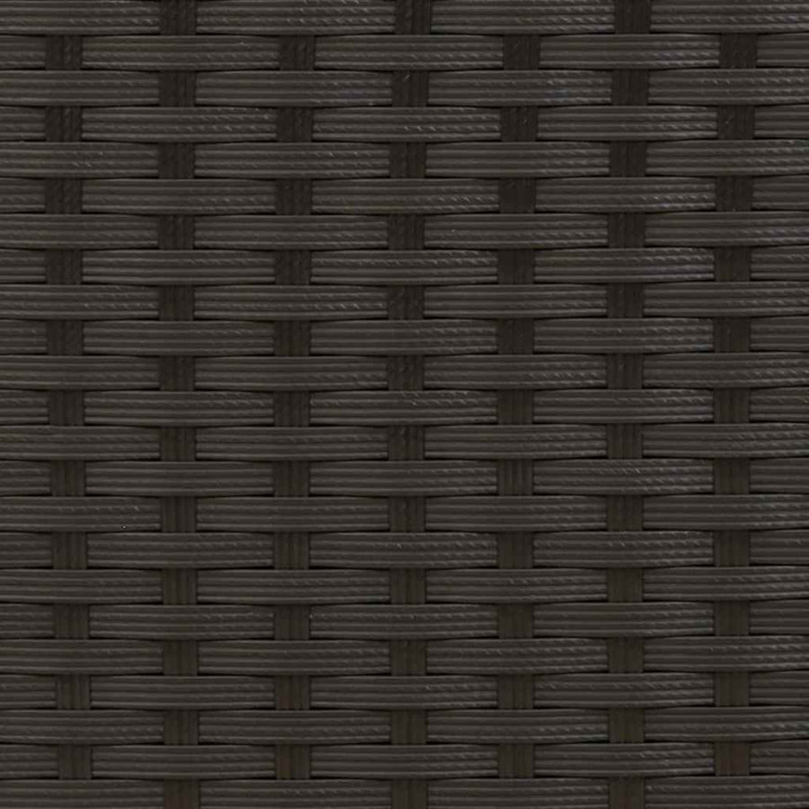 Stackable Outdoor Chairs 2 pcs Poly Rattan Black