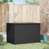 Garden Storage Box Black 150x100x100 cm Poly Rattan