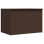 Garden Storage Box Brown 150x100x100 cm Poly Rattan