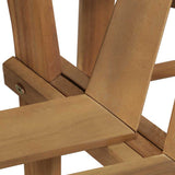 Tree Bench Half-hexagonal 160 cm Solid Acacia Wood - 45-Degree Angle