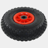 Sack Truck Wheels 4 pcs Rubber 3.00-4 - Side View
