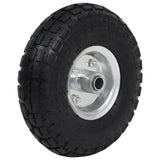 Sack Truck Wheels 2 pcs Rubber 4.10/3.50-4 - Top-Down View