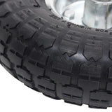 Sack Truck Wheels 2 pcs Rubber 4.10/3.50-4 - 45-Degree Angle