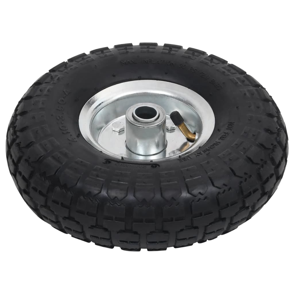 Sack Truck Wheels 4 pcs Rubber 4.10/3.50-4