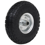 Sack Truck Wheels 4 pcs Rubber 4.10/3.50-4 - Top-Down View