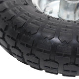 Sack Truck Wheels 4 pcs Rubber 4.10/3.50-4 - 45-Degree Angle