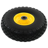 Sack Truck Wheels 2 pcs Solid PU 3.00-4 - Side View