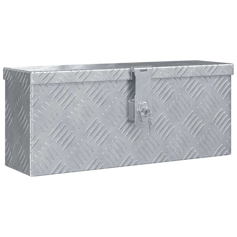 Aluminium Box 48.5x14x20 cm Silver