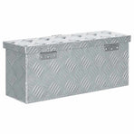 Aluminium Box 48.5x14x20 cm Silver