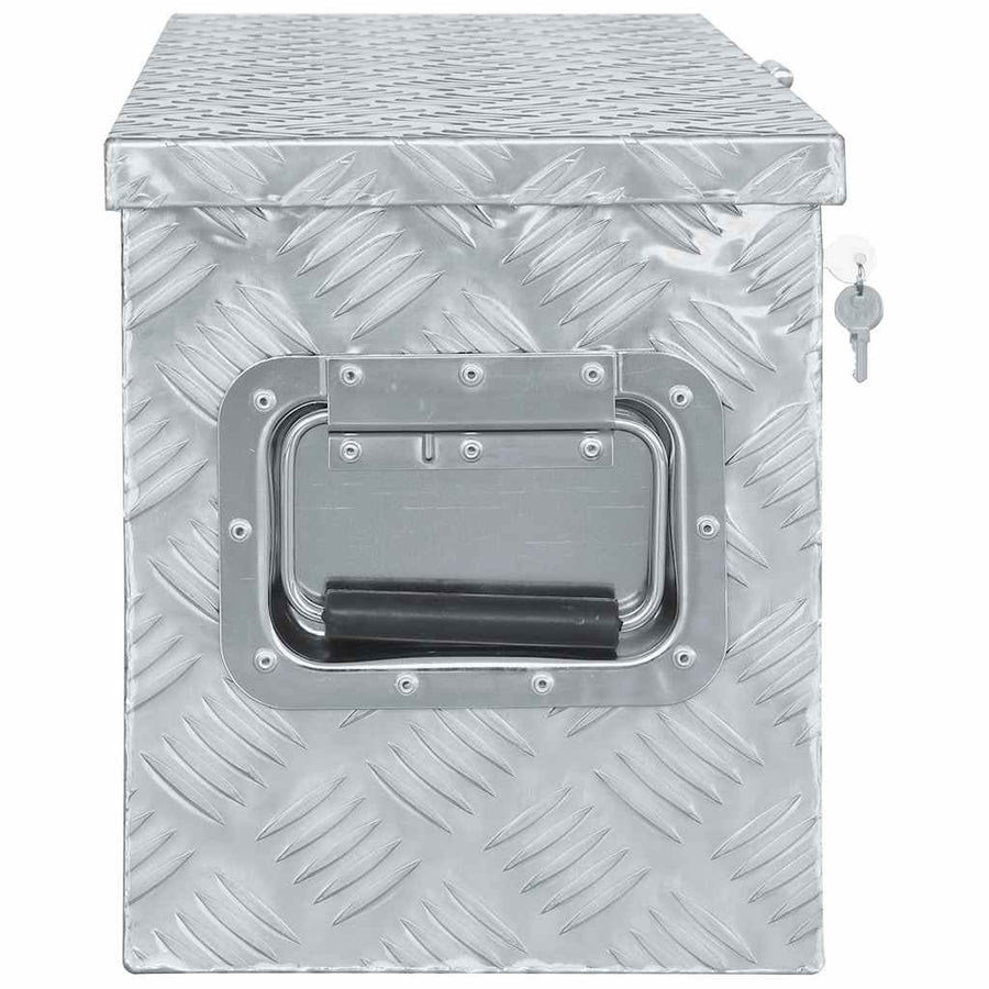 Aluminium Box 61.5x26.5x30 cm Silver
