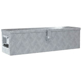Aluminium Box 80.5x22x22 cm Silver