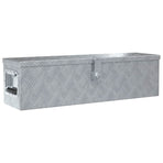Aluminium Box 80,5x22x22 cm Silver