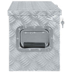 Aluminium Box 80,5x22x22 cm Silver